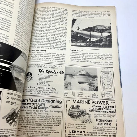 Vintage Rare May 1970 Motor Boating Magazine, 226 Pages - Picture 6 of 12